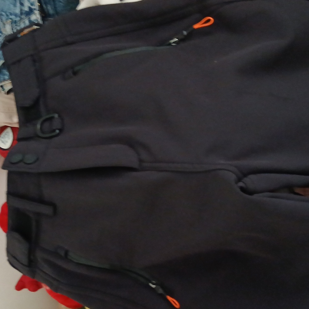 Dark brown winter Ski pants cozy  warm